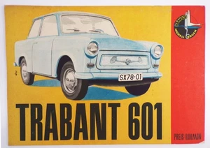 Kranich Modellbogen Trabant 601 DDR 1965 Junge Welt - Bild 1 von 4