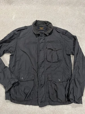 Куртка мужская J Crew большая тип A/22 G38 серая на молнии военные карманы - Изображение 1 из 4