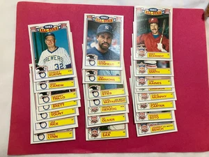 1983 Topps Glossy All-Star Game Commemorative Insert Set 22 Brett Ozzie Schmidt - Picture 1 of 8