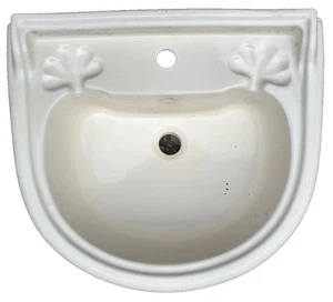 Twyfords Chantal 57cm 1 Tap Hole Basin only in SOFT CREAM - Picture 1 of 4