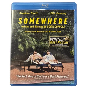 Somewhere (Blu-ray, 2010) Stephen Dorff, Elle Fanning, Sofia Coppola Clean - Foto 1 di 4
