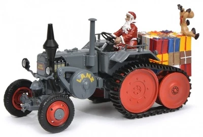 SCHUCO,LANZ BULLDOG Crawler with Santa and Gifts, 1/32, SCH7703 - Image 1 of 2