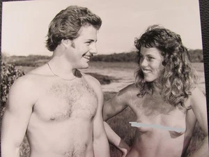 Vintage Akt Frau Mädel Posing Nudismus  großes Foto - Bild 1 von 5