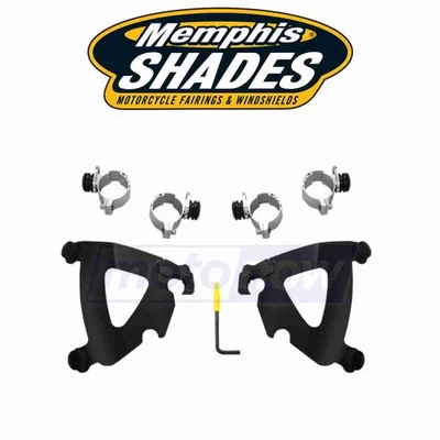 Memphis Shades Plate for Road Warrior Fairing for 2011-2013 Harley Davidson zk Foto 1 de 4