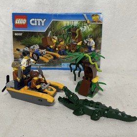 LEGO City Jungle Starter Set (60157) 100% Complete W/ Minifigs & Instructions