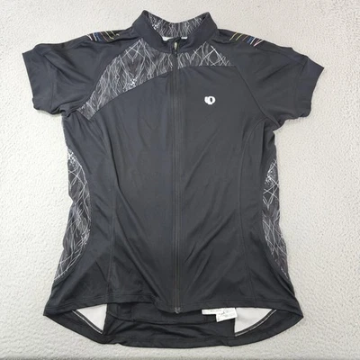 Pearl Izumi Elite Cycling Jersey Womens Large Short Sleeve Full Zip Bike Top - Imagem 1 de 4