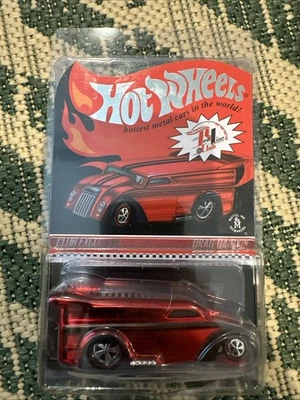 Hot Wheels 2014 Redline Club эксклюзивный автомобиль RLC Drag Dairy красный с кнопкой - Изображение 1 из 4