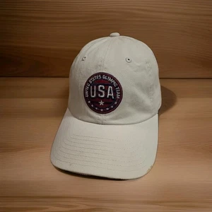 Ropa del equipo olímpico de Estados Unidos sombrero ajustable bordado delantero/trasero - Imagen 1 de 8
