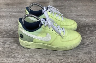 Nike Air Force 1 Crater GS  Light Lemon Twist Shoes DH4339-700 Boys Size 6Y - Image 1 of 4