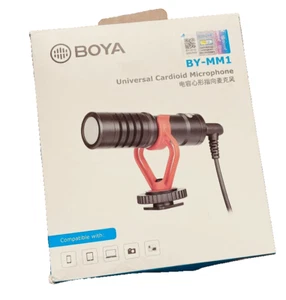 BOYA MM1 Microphono a condensatore cardioide, scatola aperta inutilizzato - Foto 1 di 4