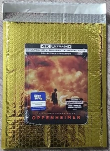 Oppenheimer 4K Steelbook BestBuy Exklusiv! 🙂 Brandneu! Versiegelt! OOP & selten! 2023 - Bild 1 von 12