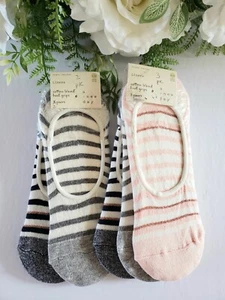 A New Day Women's Cotton Blend Heel Grips Liners Socks **5 Pack** Shoe Size 4-10 - Picture 1 of 4