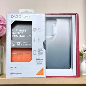 For (Samsung Galaxy S22) Official Genuine ZAGG GEAR4 Milan Case Shockproof Cover - Picture 1 of 15