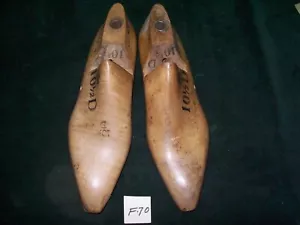 Pair Vintage Wood Size 10-1/2 C Triple A GEBL Industrial Shoe Factory Last~#F-70 - Picture 1 of 5