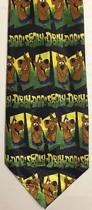 SCOOBY DOO NECKTIE NEW TIE WILD DOG K9 SHAGGY GHOST HUNTING HUNGRY SNACKING PUP - Picture 1 of 1