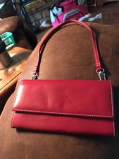Red Wallet with Strap