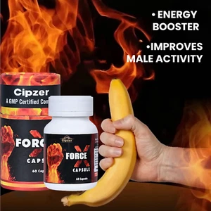 Cipzer Force X 60 Capsule |Boost Sex Stamina, Erection, Vigor, Vitality & Timing - Picture 1 of 9
