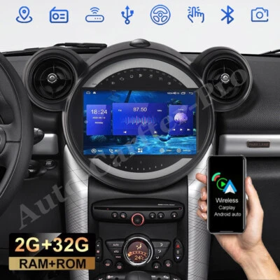 For Mini Cooper Countryman 2011-2016 Paceman Android Radio Carplay GPS Head Unit - Imagem 1 de 4
