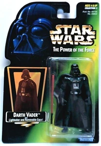 STAR WARS Power Of The Force Darth Vader Original Green Card 1997 Kenner Sealed - Picture 1 of 3
