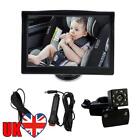 5 Inch Rearview Baby Camera HD Dash Cam Baby Monitor 8 LED 150 Degree View Angle