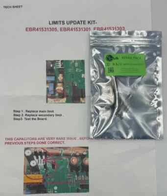 INVERTEC LG Refrigerator Control Board Repair Kit For - EBR41531305, EBR41531303 & More