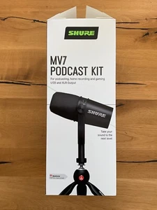 Shure MV7 Podcast Kit; Podcast Set; Mikrophon Mikrofon Mike - Imagen 1 de 10