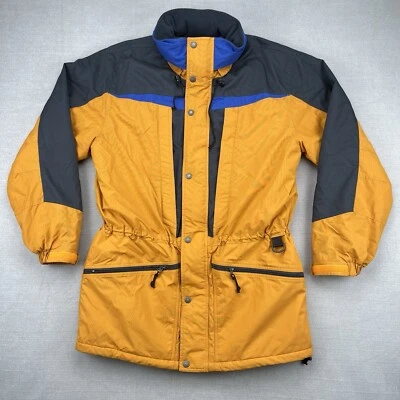 LL Bean Parka Chaqueta Para Hombres L Alto Amarillo Primaloft Aislado Abrigo con Capucha Invierno Foto 1 de 4