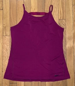 Nike Women's Dri-Fit Elastika V-Back Plum Violet Training Tank Top (830379-665) - Picture 1 of 10