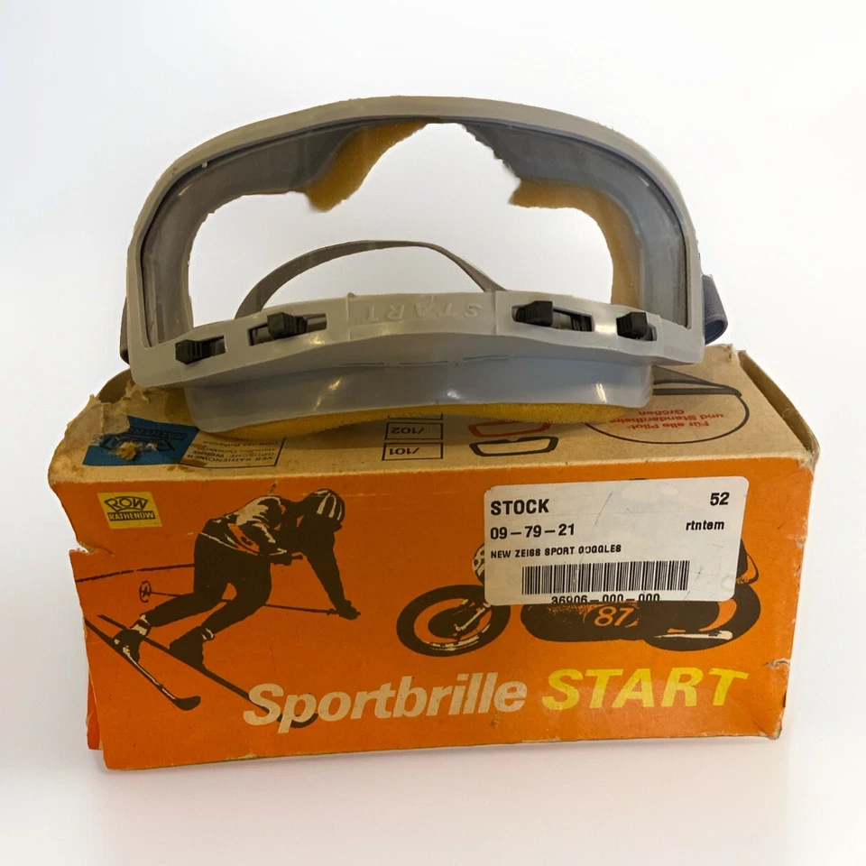 Gafas deportivas originales Zeiss START gafas deportivas Rathenow esquí alemán Foto 1 de 4