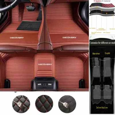 For Land Rover Discovery All Weather Car Floor Mats Cargo Waterproof Carpets - Image 1 of 4