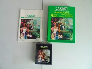 CASINO Atari 2600 CIB Manual Video Game CX2652 - Picture 1 of 4