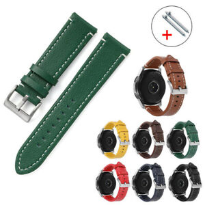 Lychee Style Cowhide Leather Watch Band 18 20 22mm 24 19mm 21mm Watch Strap Belt