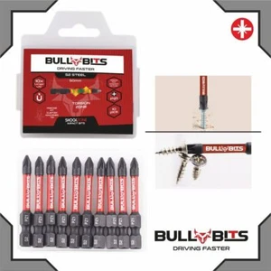 Set punte driver cacciavite a percussione PZ1 PoziDriv POZI n. 1 resistente 50 mm PZ1 - Foto 1 di 10