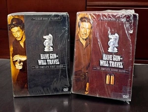 Have Gun Will Travel Complete First & Second Seasons DVD Box Sets in Shrink - Imagen 1 de 15