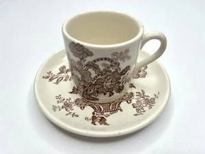 Vintage Royal Crown Staffordshire Charlotte Demitasse Cup & Saucer - Picture 1 of 6