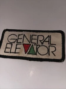 Vintage General Elevator Rectangle Advertising Uniform Patch 2x4" - Picture 1 of 4