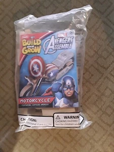 Lowe's Build Grow Marvel Avengers Assemble Captain America Motorcycle Wood Kit - Picture 1 of 2