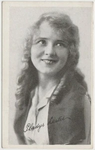 Gladys Leslie 1910s Kromo Gravure Trading Card - Silent Film Star - Picture 1 of 2