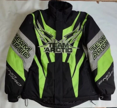 CHAQUETA DE MOTO DE NIEVE 2 EN 1 VINTAGE ARCTIC CAT TEAM ARCTIC SNO PRO CREMALLERA COMPLETA TALLA XL Foto 1 de 4