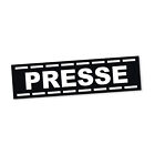 Presse Magnetschild Auto Berichterstattung Journalismus Magnetfolie Geschenkidee