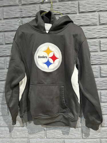 VETEMENTS Felpa con cappuccio maglione abbigliamento squadra calcio NFL Pittsburgh STEELERS 12 14
