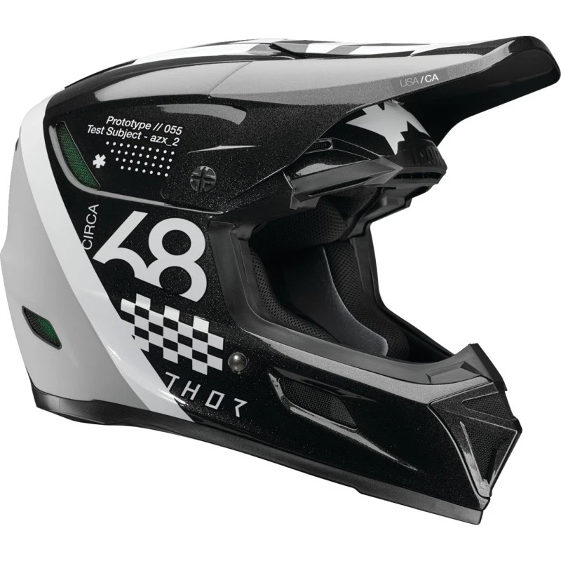 Thor 0110-8780 Reflex Sport Composite Helmet 2XL Black - Изображение 1 из 1