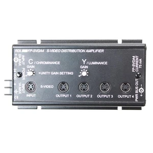 RADIO DESIGN LABS FP-SVDA4 1X4 S-VIDEO DISTRIBUTION AMPLIFIER - Picture 1 of 4