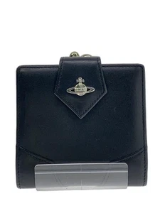 Vivienne Westwood Herren-Geldbörse aus Leder mit Doppelverschluss und schwarzem Orb-Logo - Bild 1 von 6