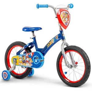 Huffy Paw Patrol 16 Inch Kids Bike with Training Wheels, LED Spoke Lights - Picture 1 of 4