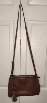 Marrón Bueno Bolso de Mano Marrón Correa Ajustable Forrado Bandolera Cartera Bolso de Hombro Foto 1 de 4