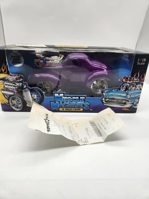 41 Willys Coupe in Rare Purple Muscle Machine 1:18 Scale New - Image 1 of 4