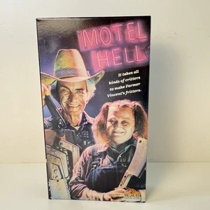 Motel Hell~Horror~Kultklassiker~1980~Macabre~Gore~Slasher~VHS Film~gebraucht - Bild 1 von 7