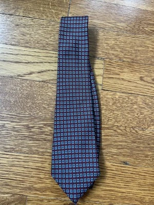 Corbata BROOKS BROTHERS Niño/Jóvenes 100% Seda Diseñador Estampado Granate Foto 1 de 3