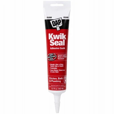 DAP Masilla adhesiva para tina/azulejos Kwik Seal, 5,5 oz. 7079818008